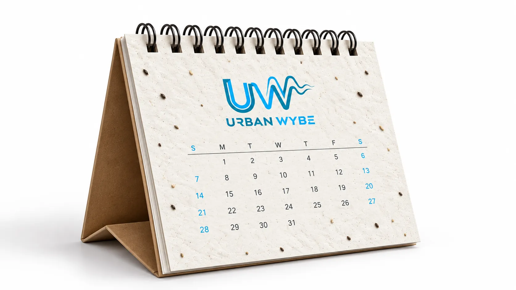 Artisan Eco Desk Calendar & Planner Detail 1