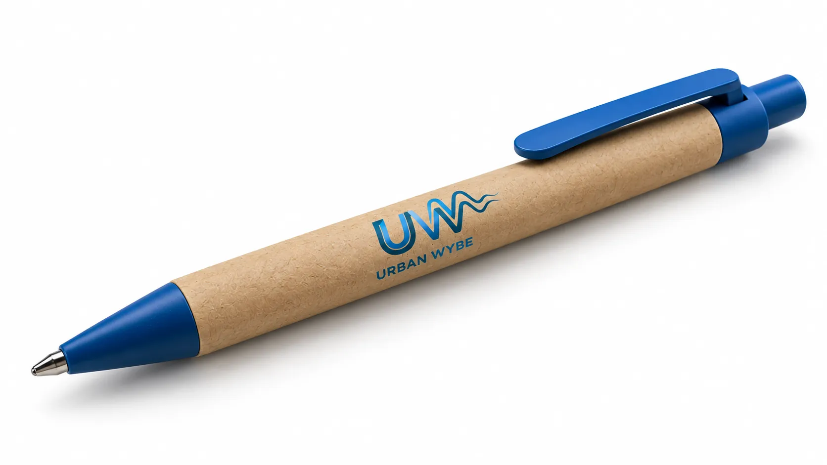 Eco Kraft Recycled Ballpoint Pen Detail 3