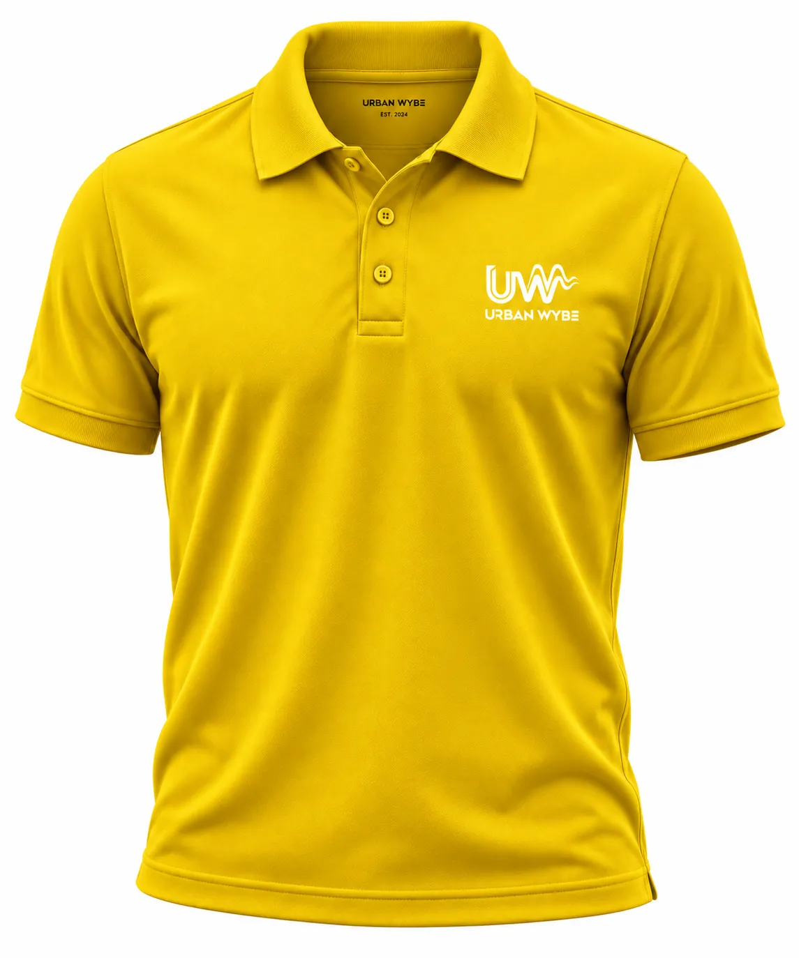 Urban Signature Pique Polo - Golden Yellow Detail 3