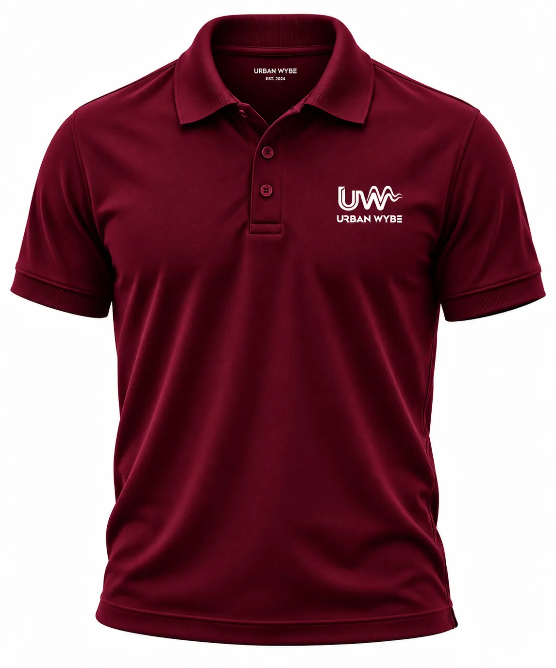 Urban Signature Pique Polo - Crimson Maroon