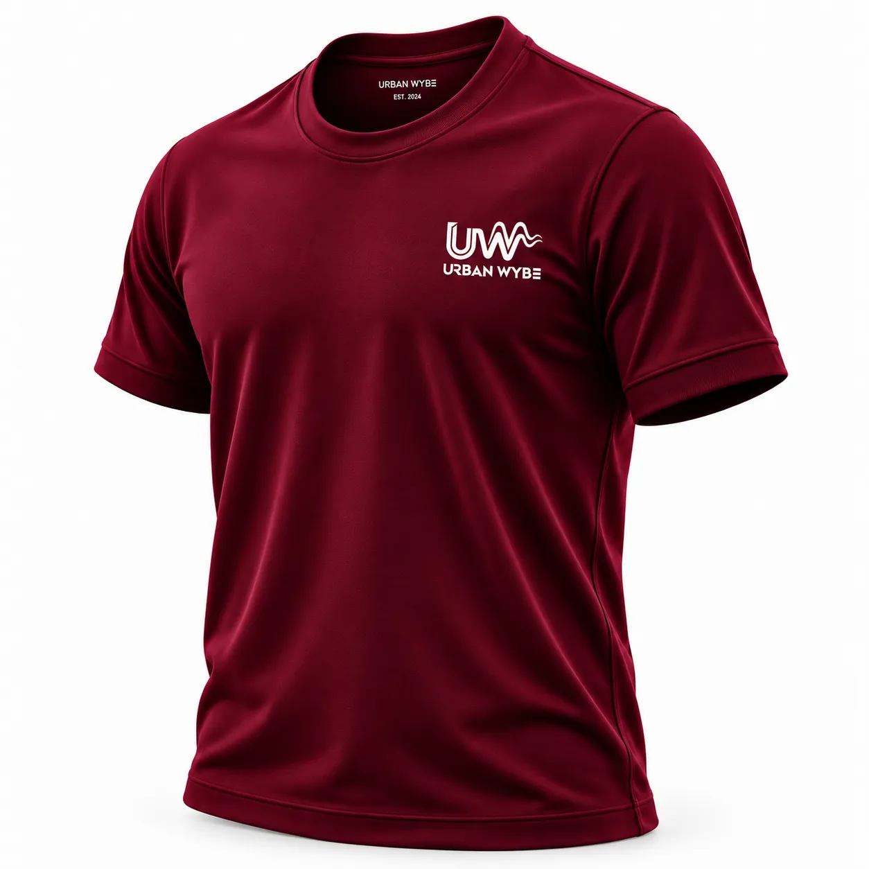 Urban Signature Pique Polo - Crimson Maroon Detail 1