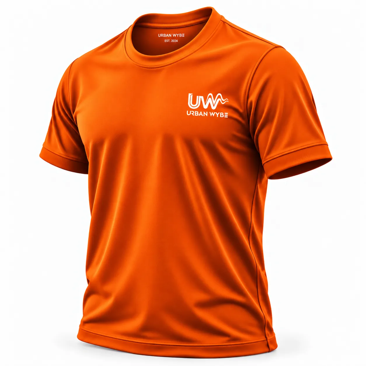 Urban Signature Pique Polo - Sunset Orange Detail 2