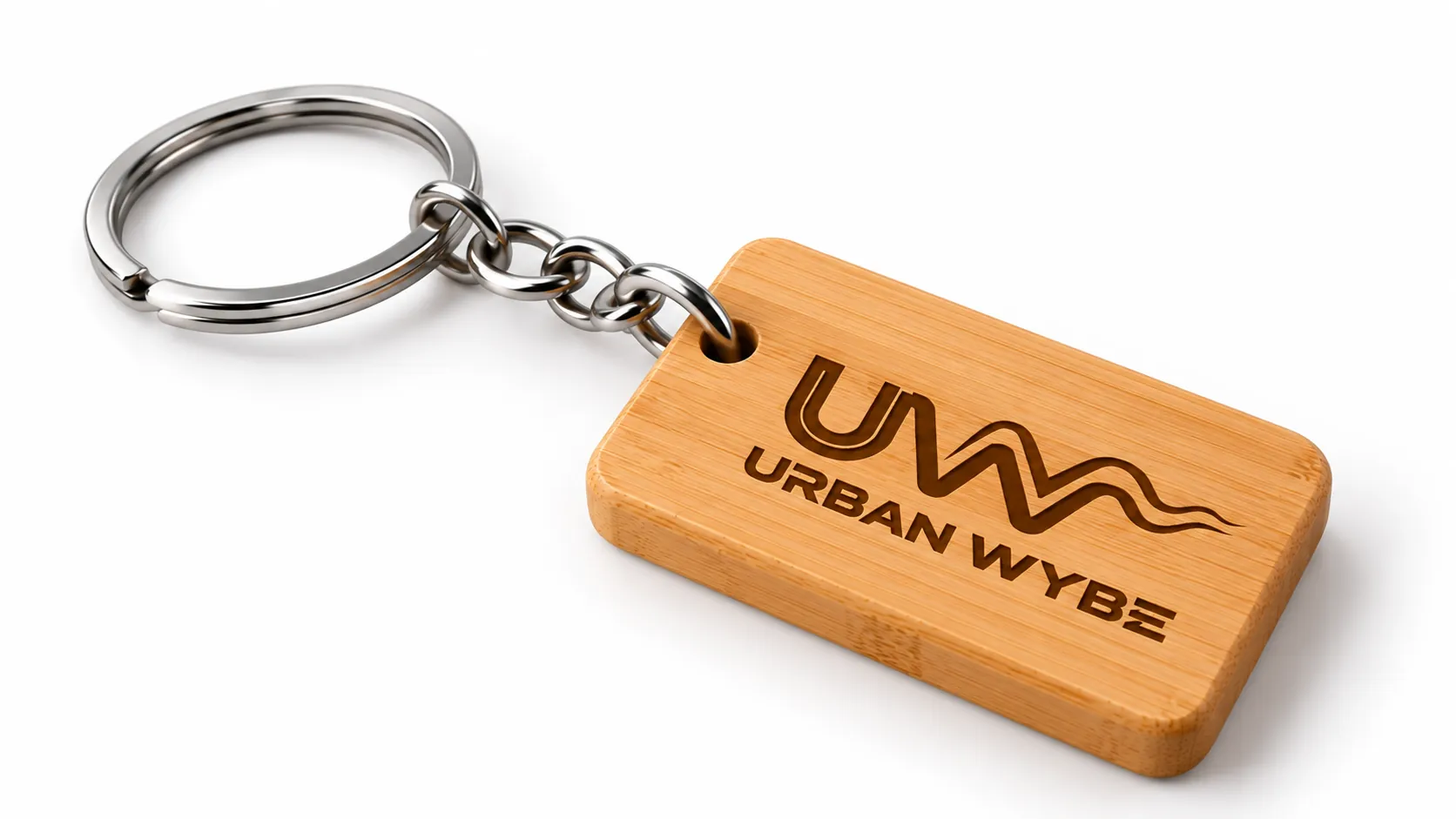 Artisan Leather & Metal Keyring