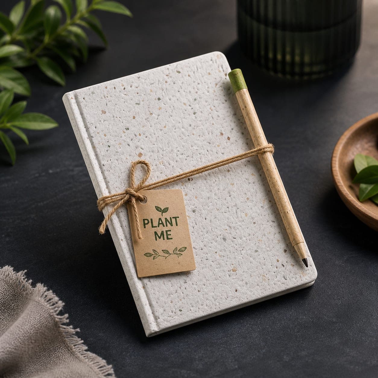 Green-Growth Plantable Seed Paper Notebook Detail 3
