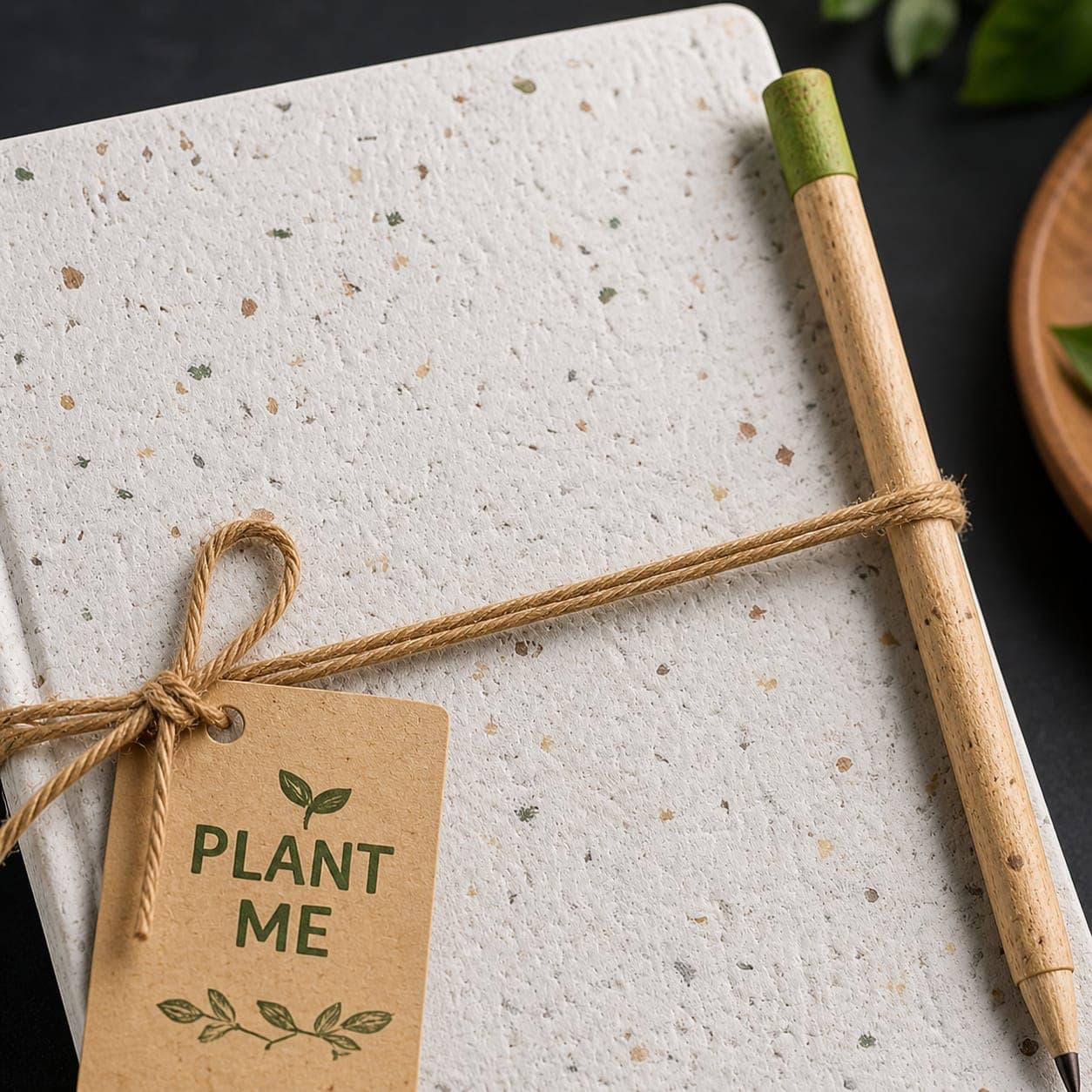Green-Growth Plantable Seed Paper Notebook Detail 2