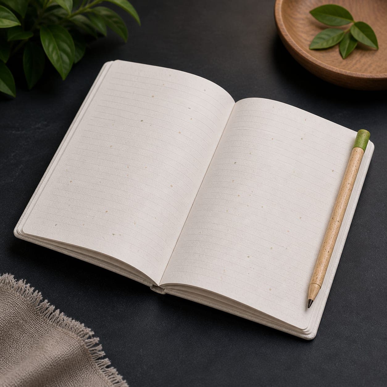 Green-Growth Plantable Seed Paper Notebook Detail 4